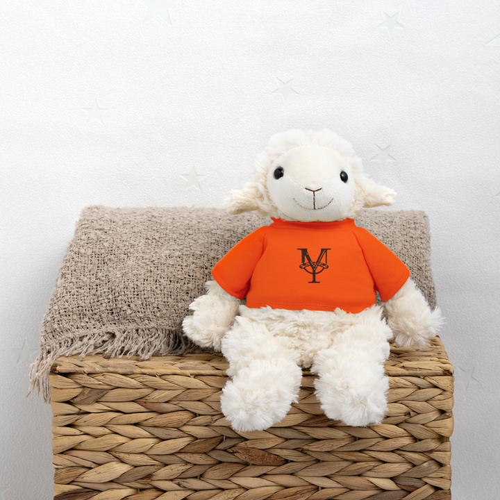 MiniFeet® agnello Annika con stampa logo - golden orange