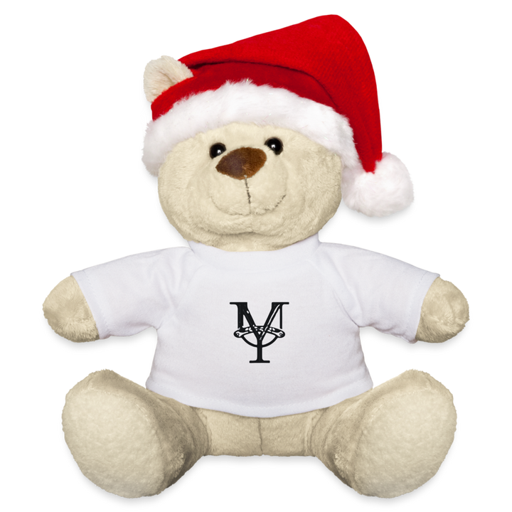 Teddy Christmas  con stampa logo - white