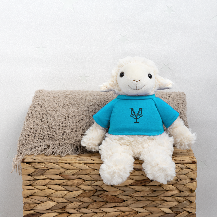 MiniFeet® agnello Annika con stampa logo - atoll blue