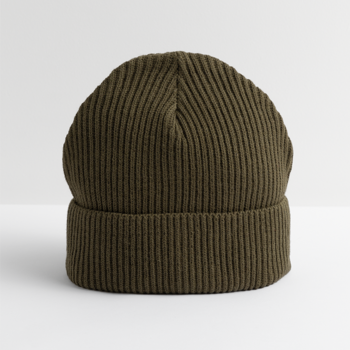 FISHERMAN BEANIE - berretto da pescatore in cotone organico - khaki