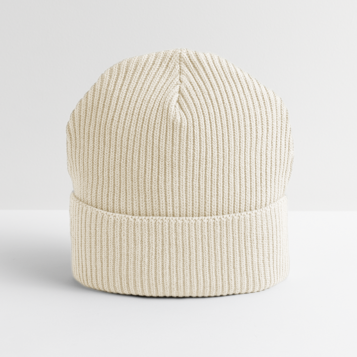 FISHERMAN BEANIE - berretto da pescatore in cotone organico - natural raw